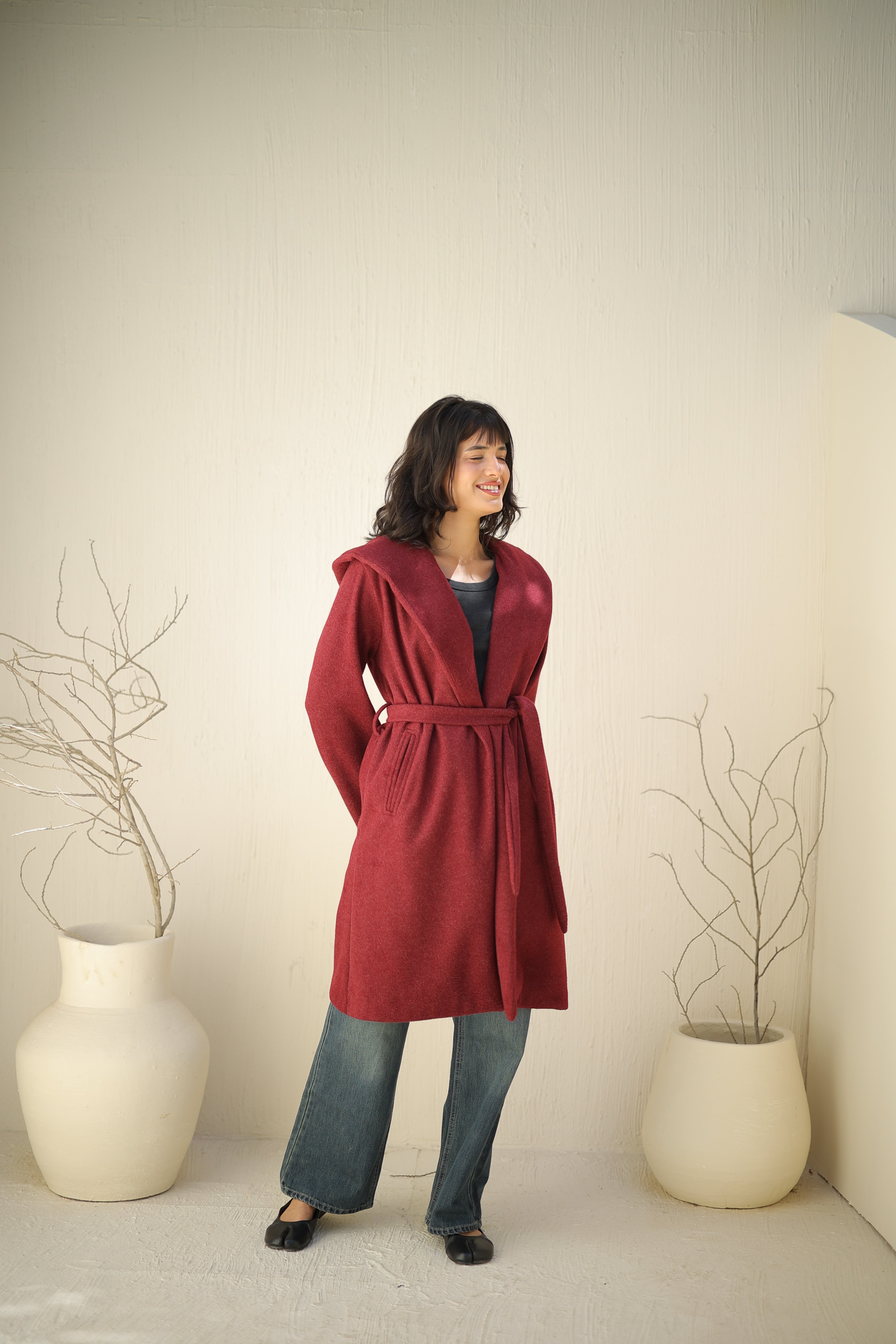 بالطو جوخ مشعر زنط Zoya