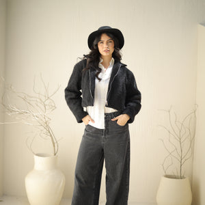 جاكيت صوف شعر قصير Zoya