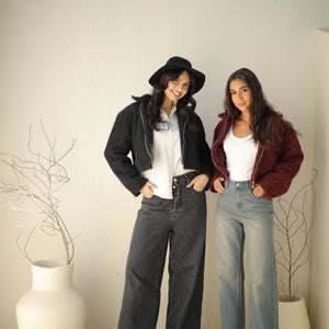 جاكيت صوف شعر قصير Zoya