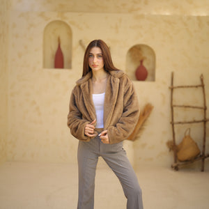 جاكيت زارا فرو Zoya