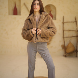 جاكيت زارا فرو Zoya