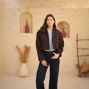 جاكيت صوف شعر قصير Zoya