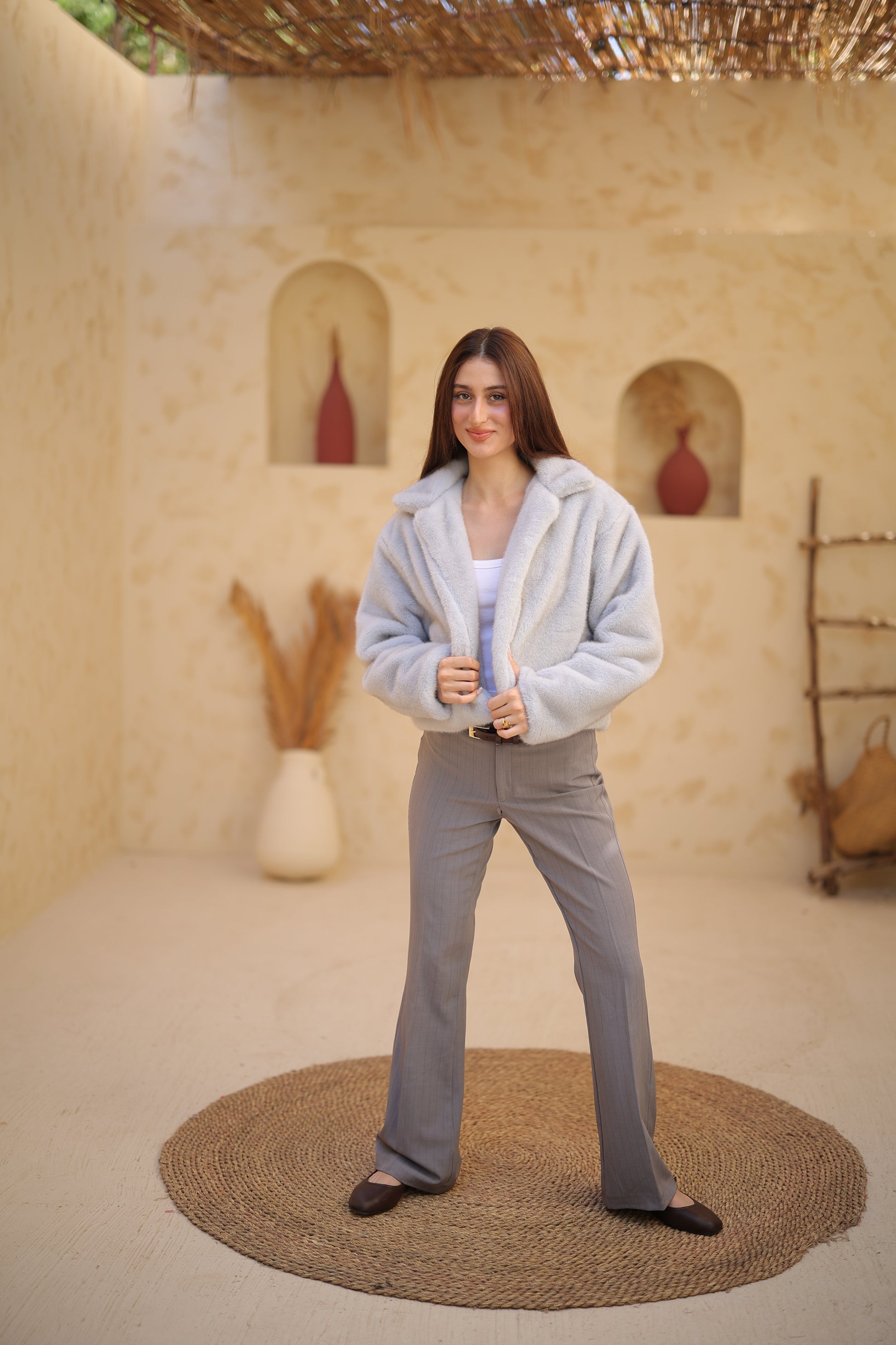 جاكيت صوف شعر قصير Zoya