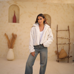 جاكيت زارا فرو Zoya