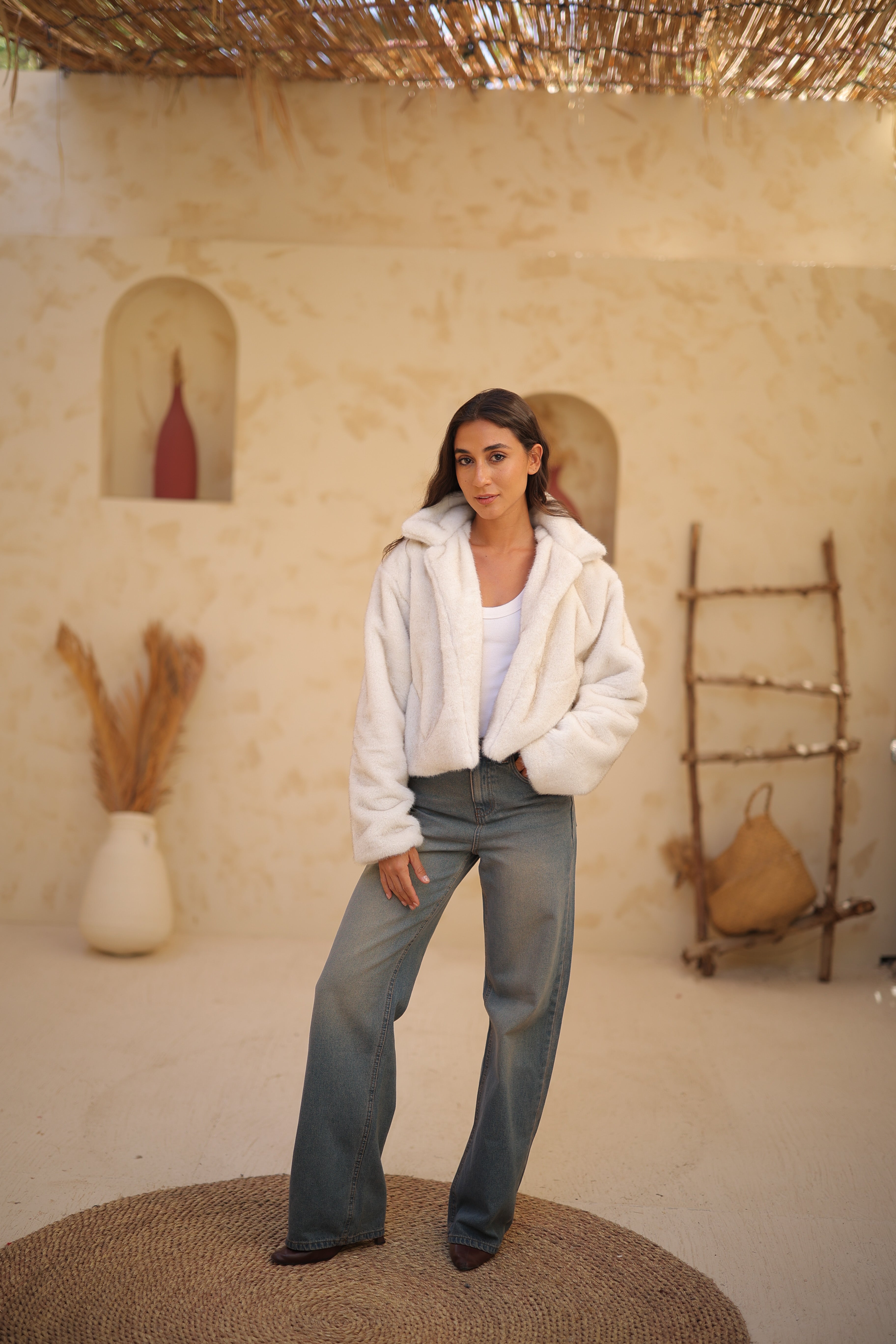 جاكيت زارا فرو Zoya