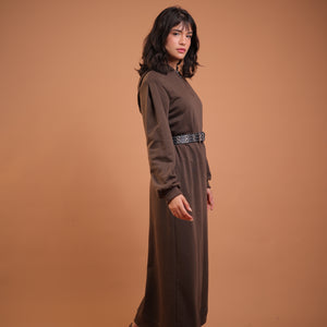 Zoya هودي طويل قطيفه سوسته