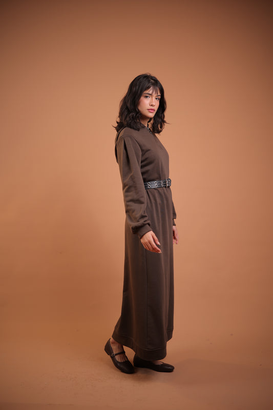 Zoya هودي طويل قطيفه سوسته