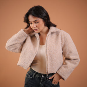 جاكيت صوف شعر قصير Zoya