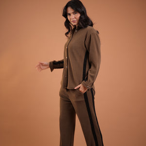 سوت ريب قطيفه شريطين جمب Zoya