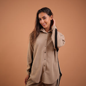 سوت ريب قطيفه شريطين جمب Zoya