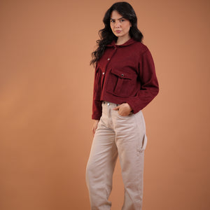 Zoya جاكيت جوخ قصير مبطن