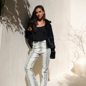 Zoya جاكيت جوخ قصير مبطن