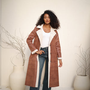 كوت جلد فرو خروف Zoya