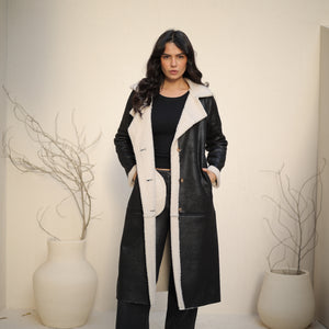 كوت جلد فرو خروف Zoya